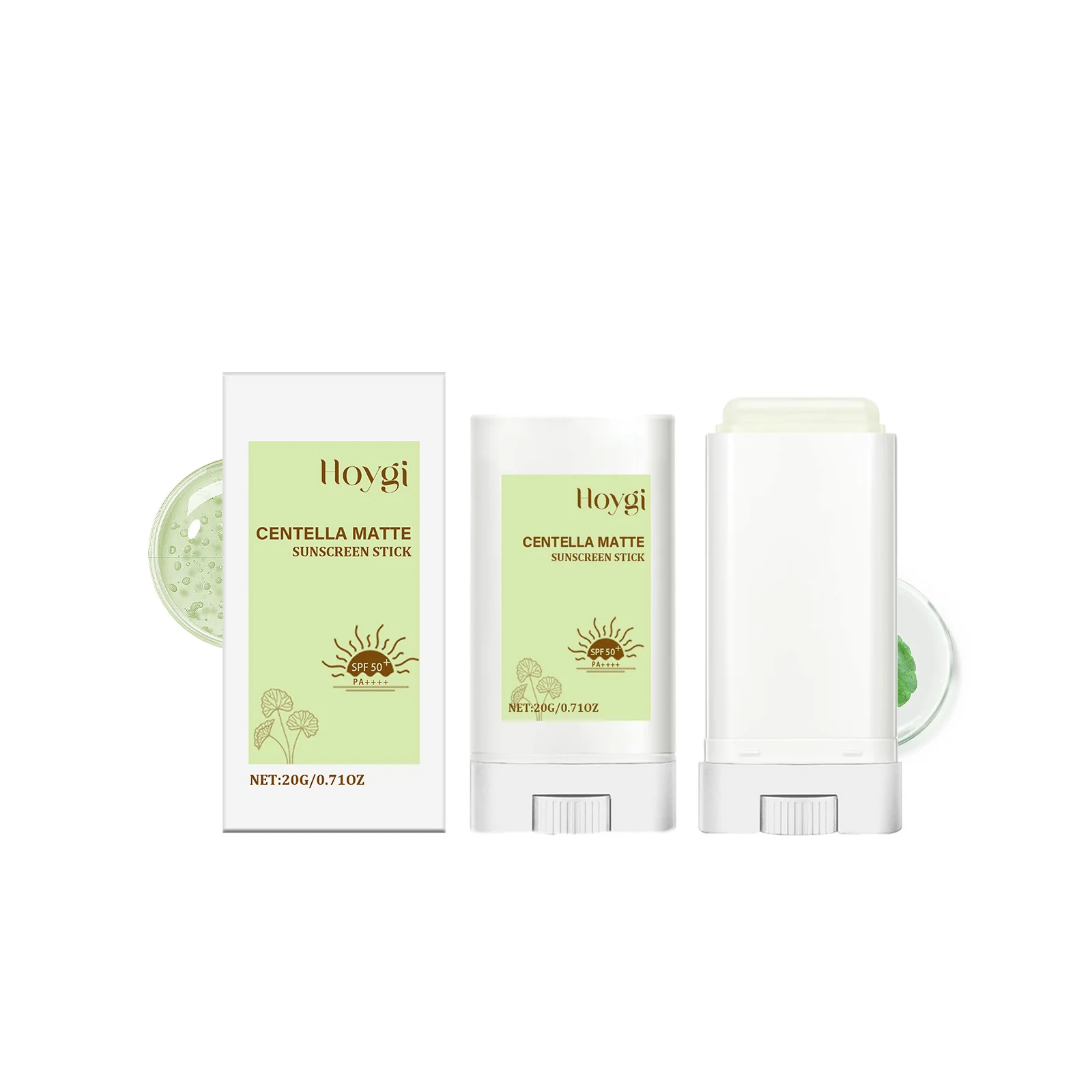 Матовый солнцезащитный крем centella spf50+ pa++++ |   безмасляная