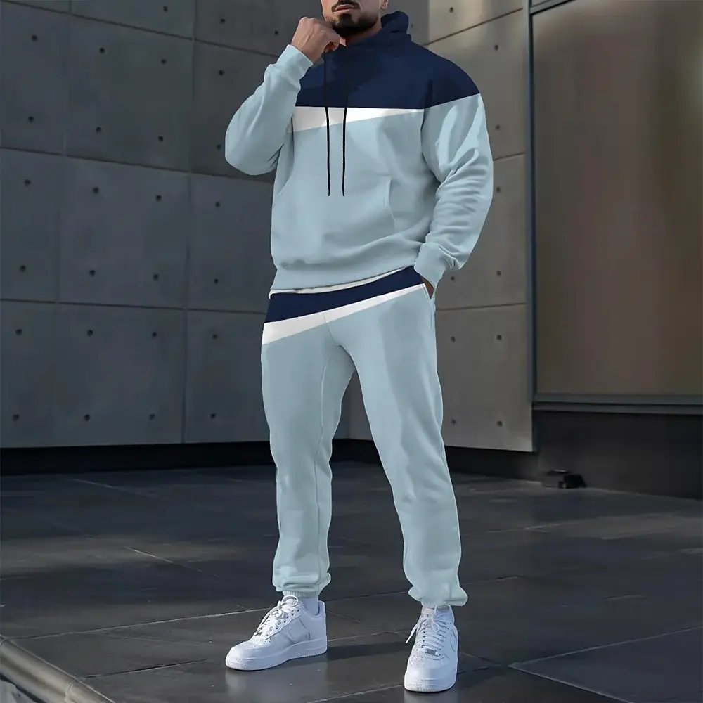 Осенне-зимние мужские комплекты с капюшоном