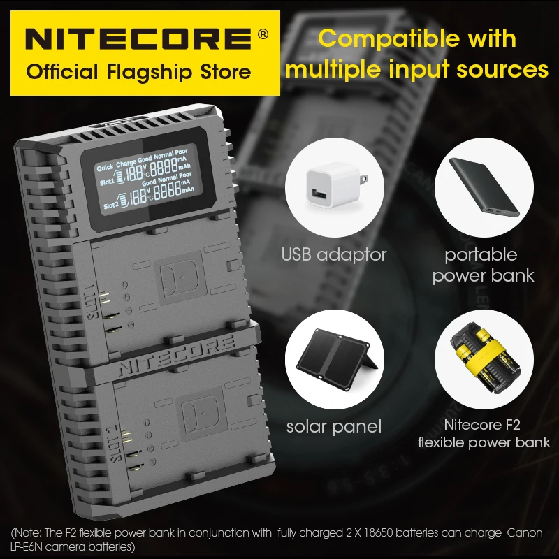 Зарядное устройство nitecore ucn2 pro для камеры - Фотография_5