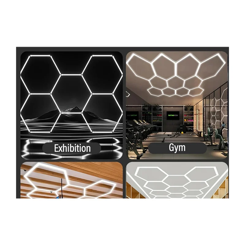 Ab11-honeycomb led diy гаражный - Фотография_4