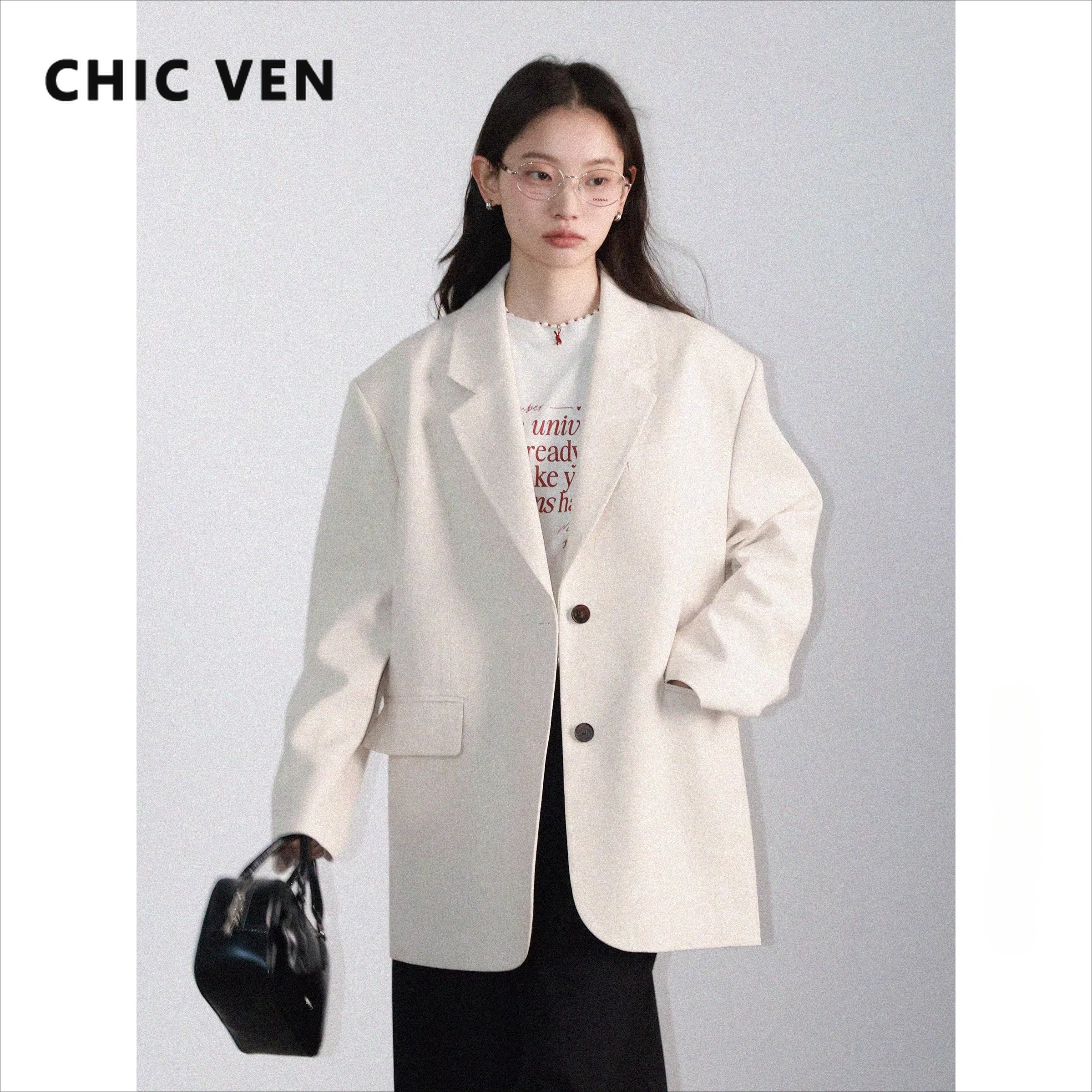 Chic ven женский пиджак однобортный
