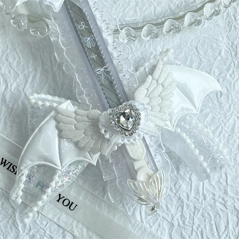 Кружевной бант, белый цвет - Фотография_4