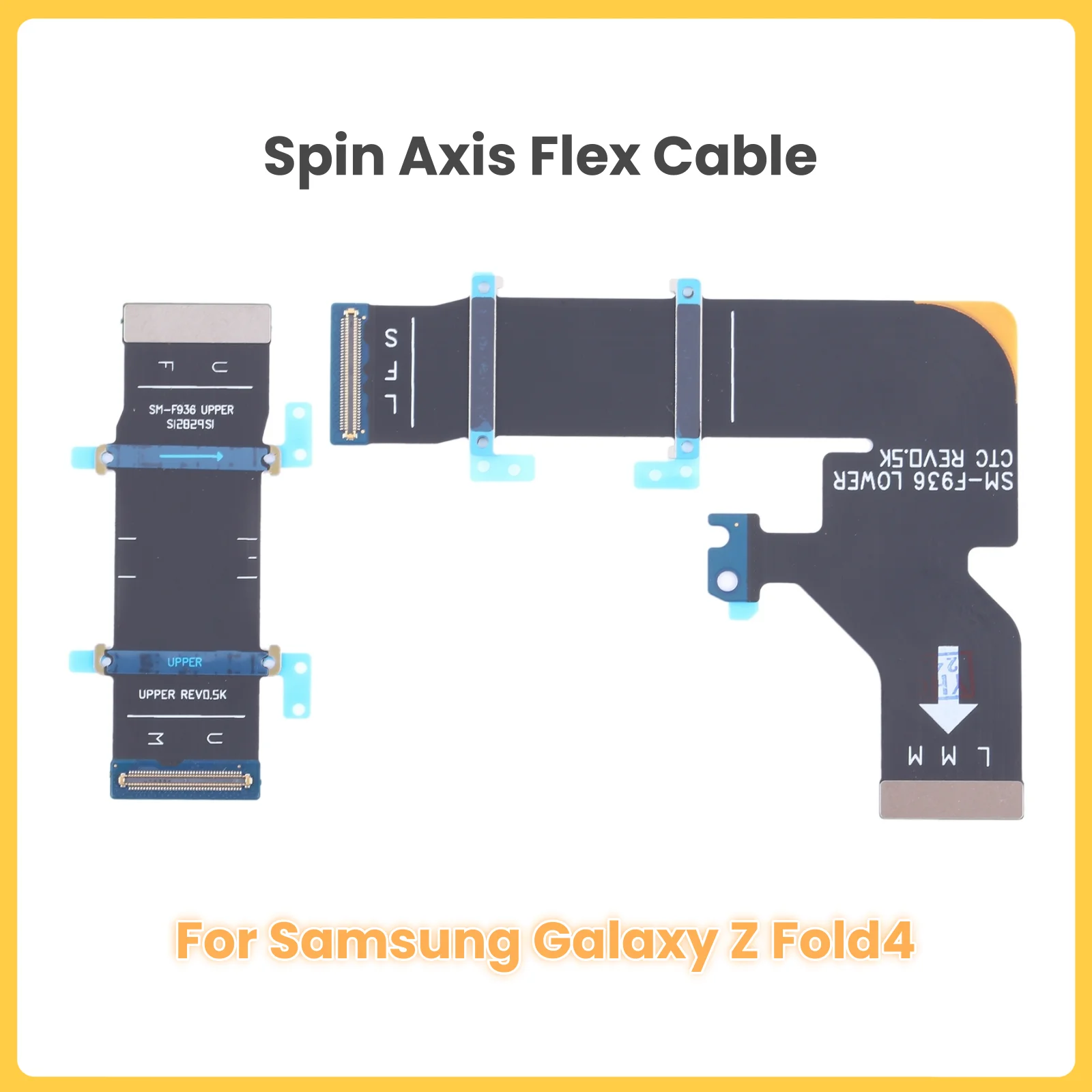 1 пара гибких кабелей для samsung galaxy z fold4 sm-f936b
