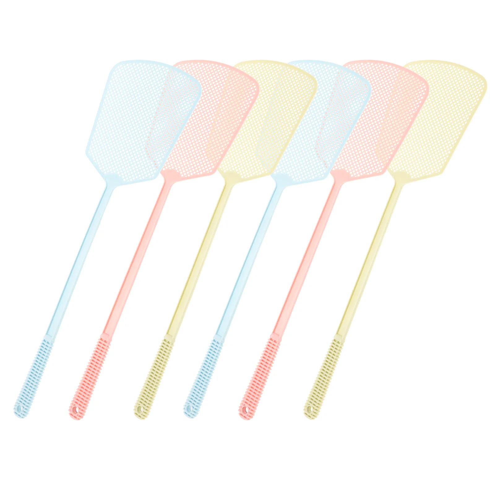 Ручная пластиковая мухобойка с длинной ручкой - Фотография_3