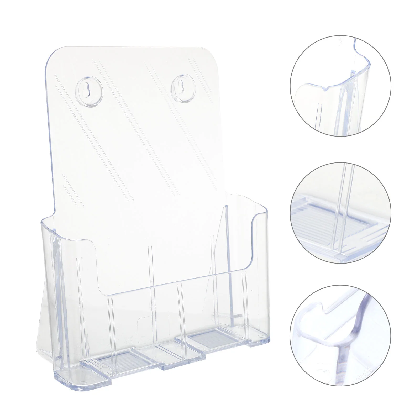 Прозрачный акриловый настольный органайзер для визитных карточек - Фотография_4