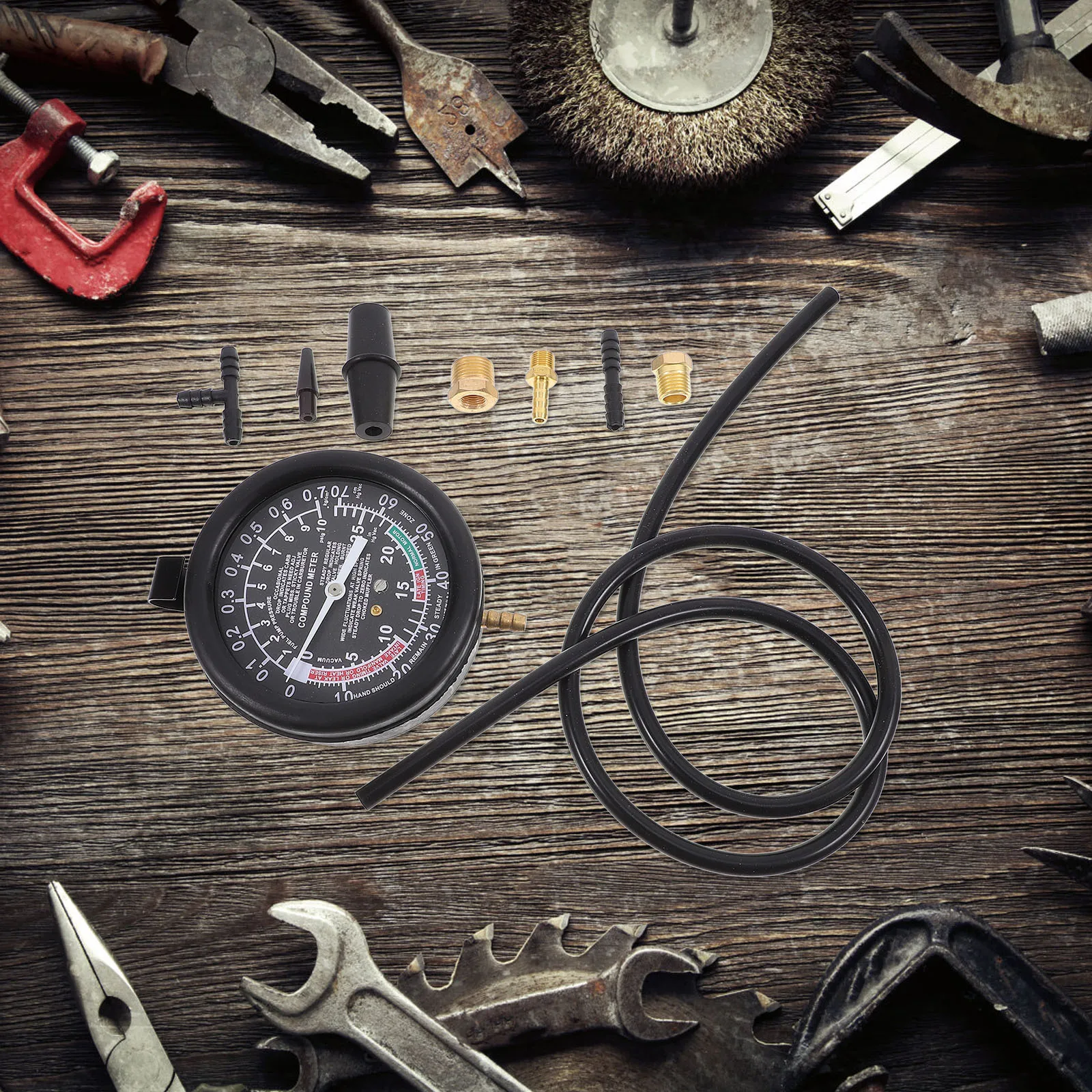 Вакуумный манометр для проверки масляного насоса - Фотография_2