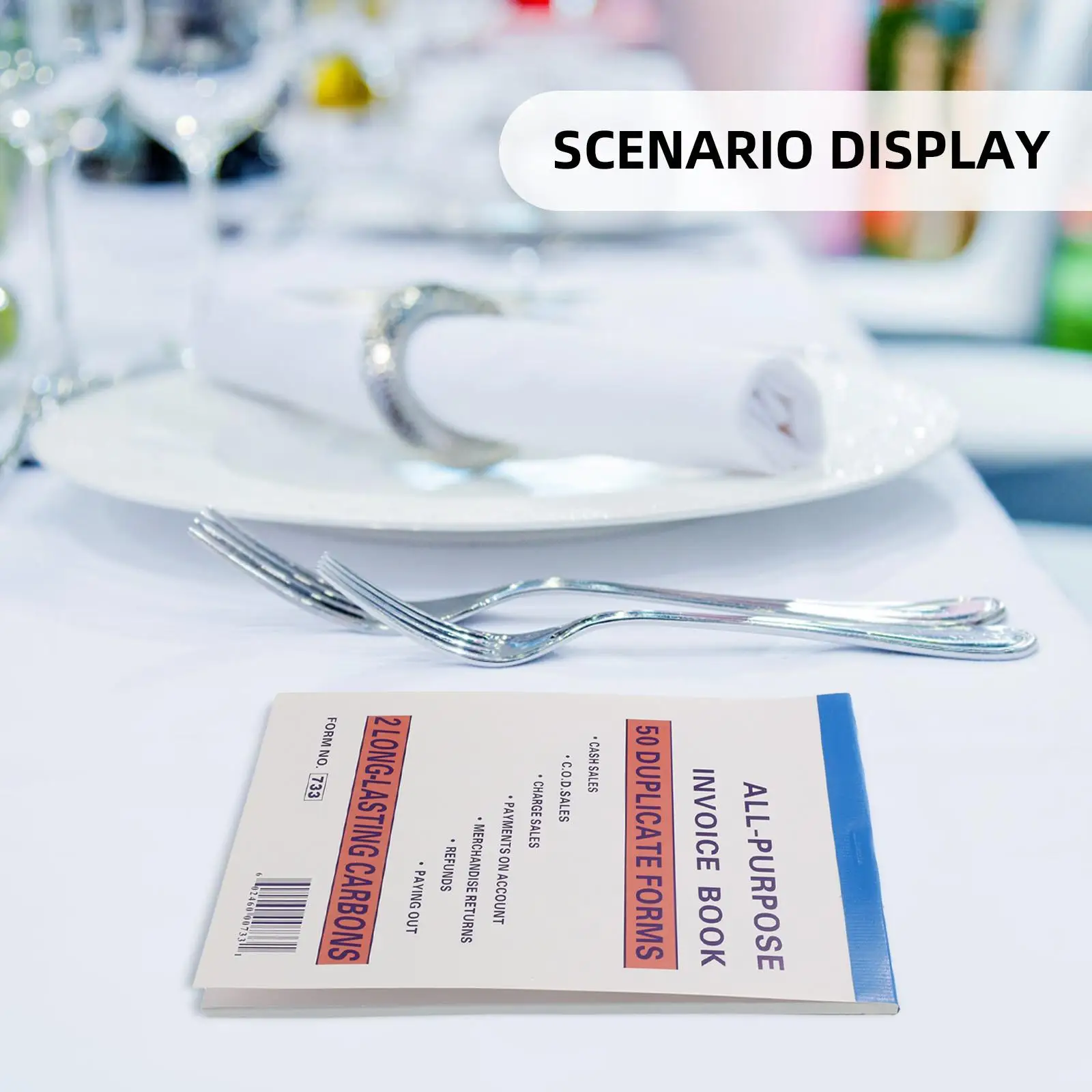 Многоцветная квитанция продаж для отслеживания счетов-фактур - Фотография_2