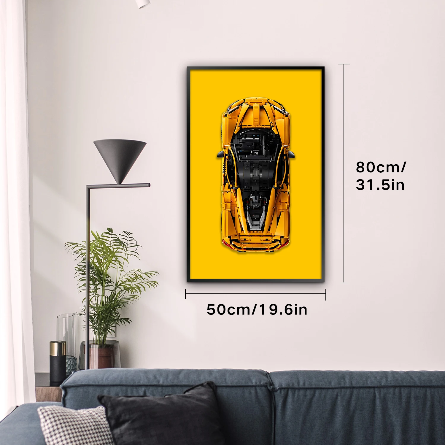 Настенное крепление для дисплея для lego 42172 mclaren p1 - Фотография_5