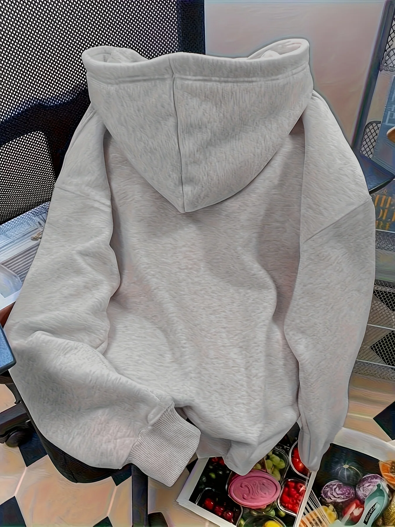 Женская толстовка свободного покроя new york u.s.a. с надписями - Фотография_2