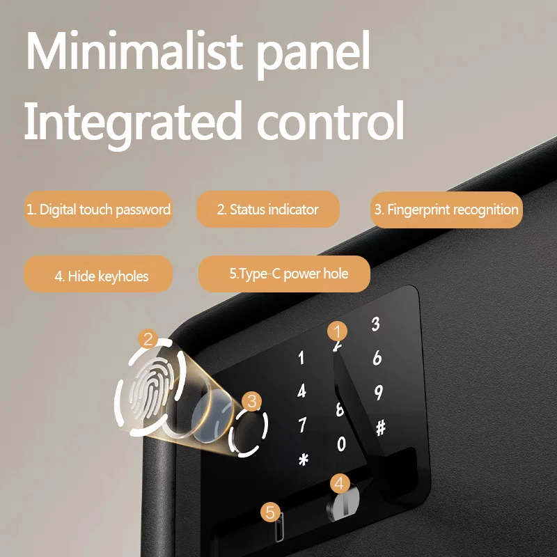 Полностью стальной сейф с паролем - Фотография_3