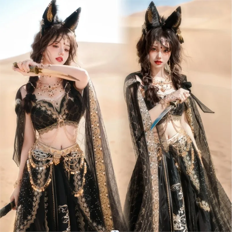 Женское платье hanfu в экзотическом