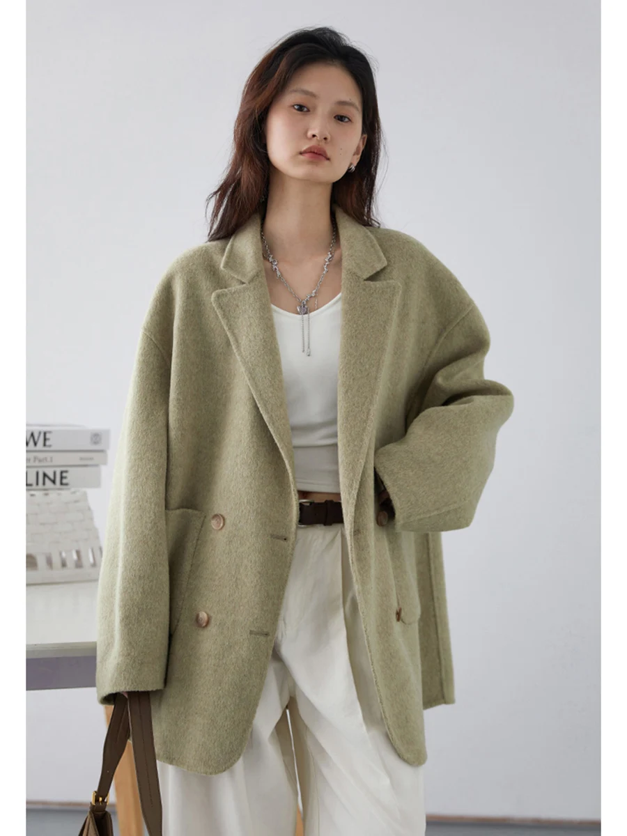 Chic ven женские шерстяные пальто - Фотография_3