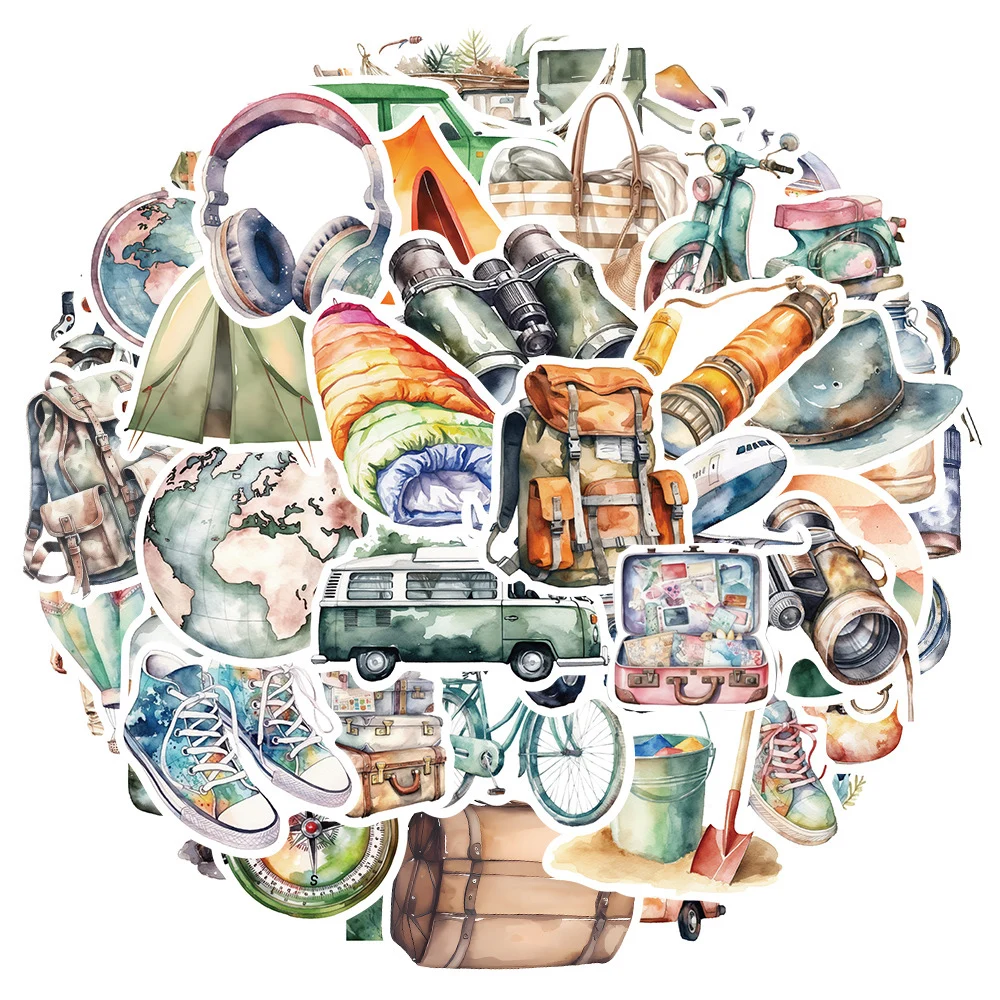 Ins стиль акварельные мультяшные - Фотография_2