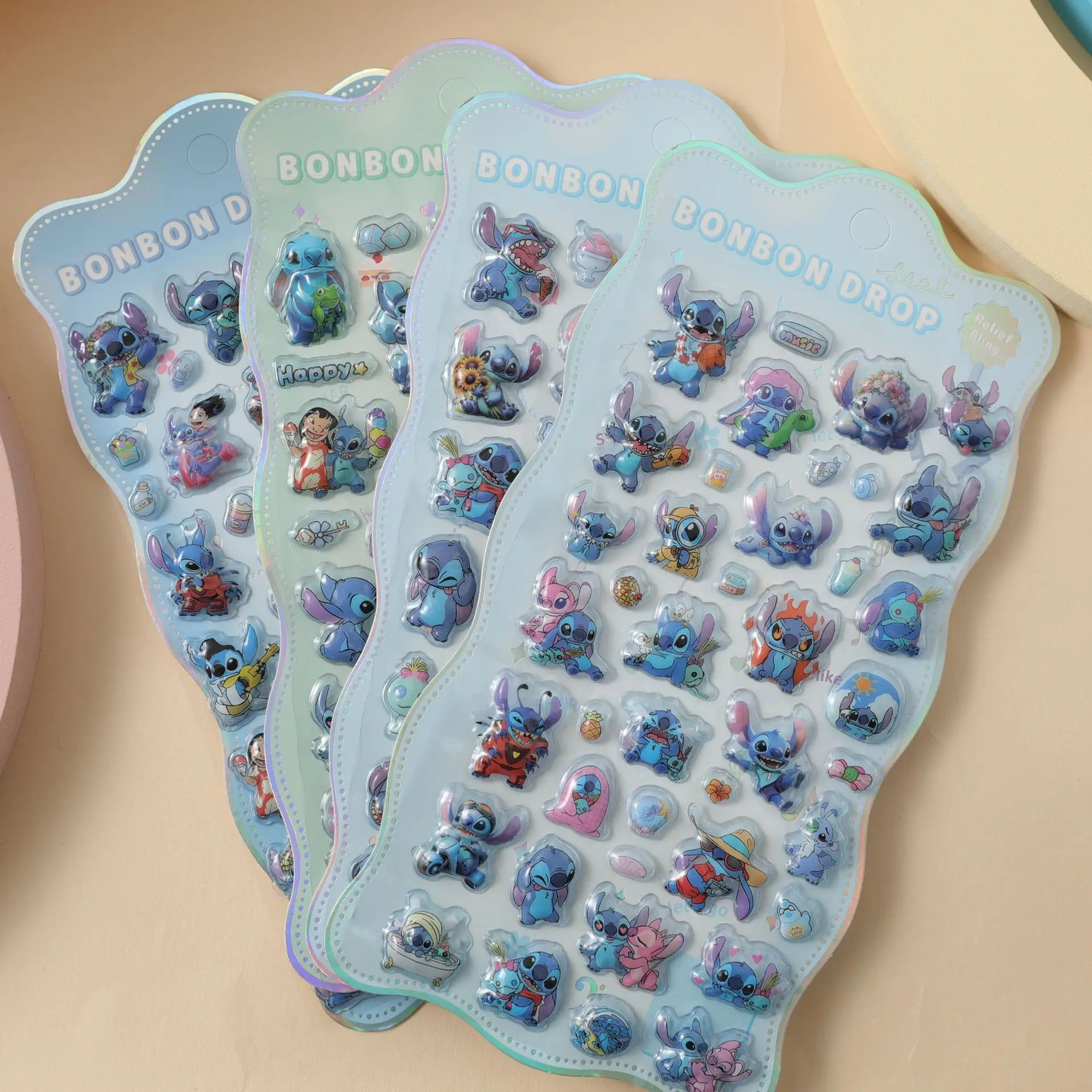 Стежка 3d желейные наклейки детские