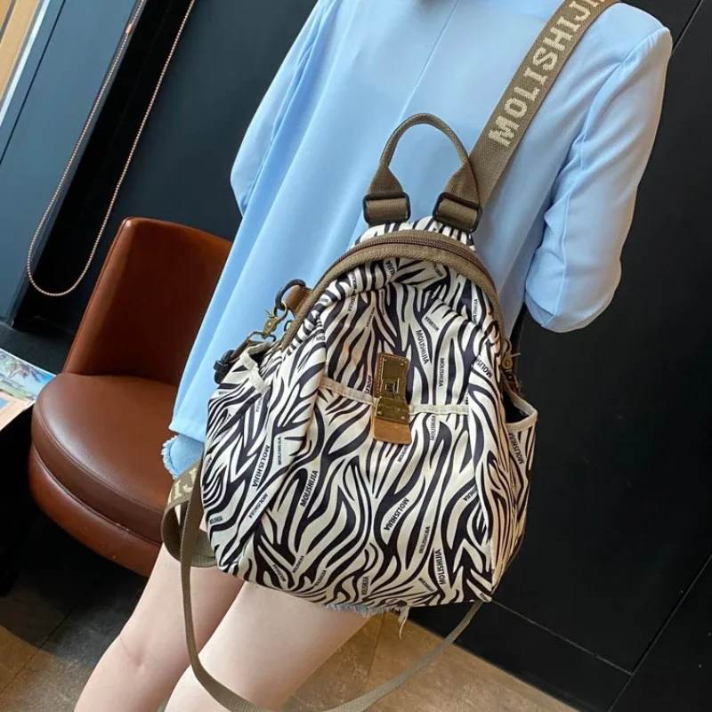 Холщовый рюкзак женский 2025 модная - Фотография_5