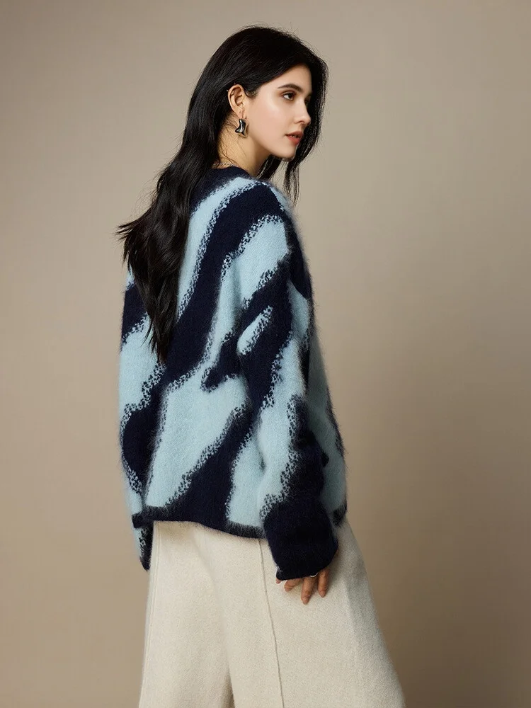 Suyadream, теплые женские пуловеры с принтом - Фотография_5