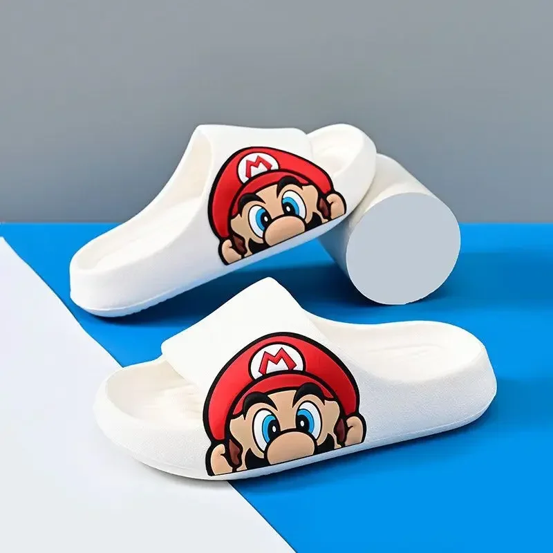 Детские тапочки из эва в стиле аниме super mario bros - Фотография_3