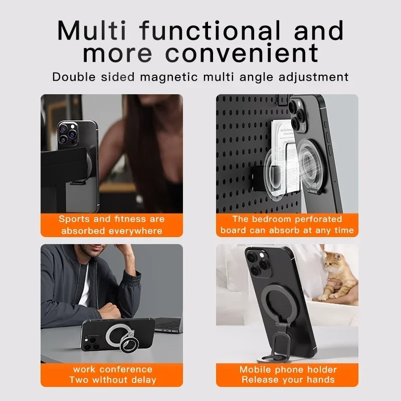 Двусторонний магнитный держатель для телефона magsafe - Фотография_5