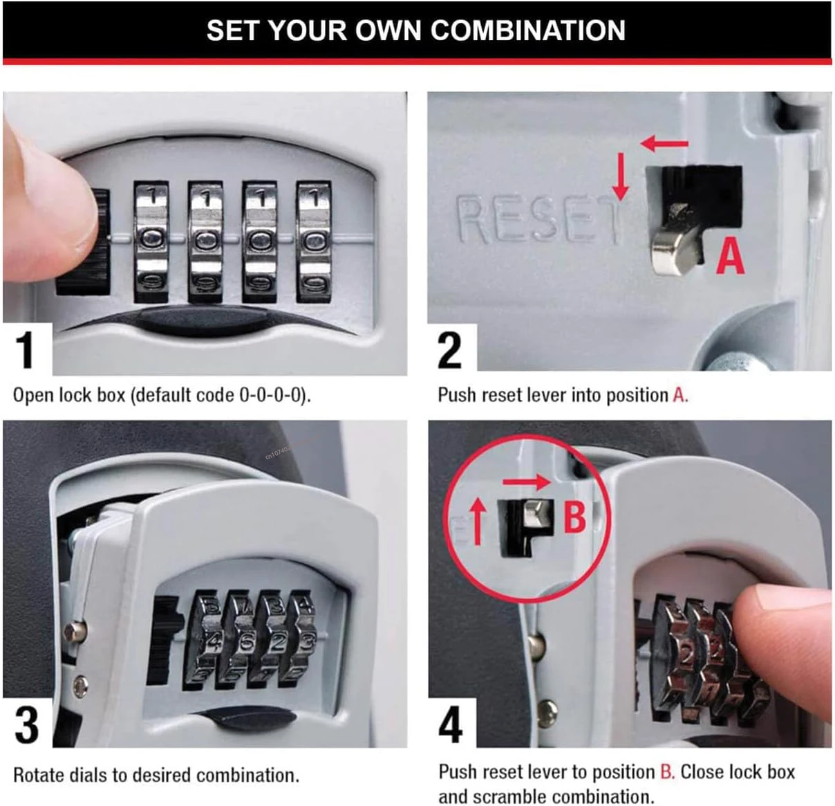 Ящик для хранения ключей master lock - Фотография_5