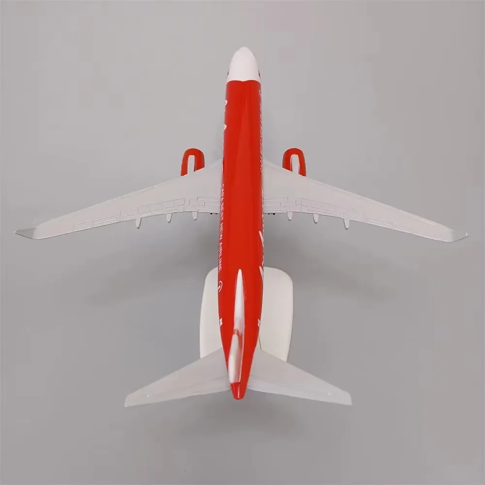 20 см красный азиатский b737 модель - Фотография_3