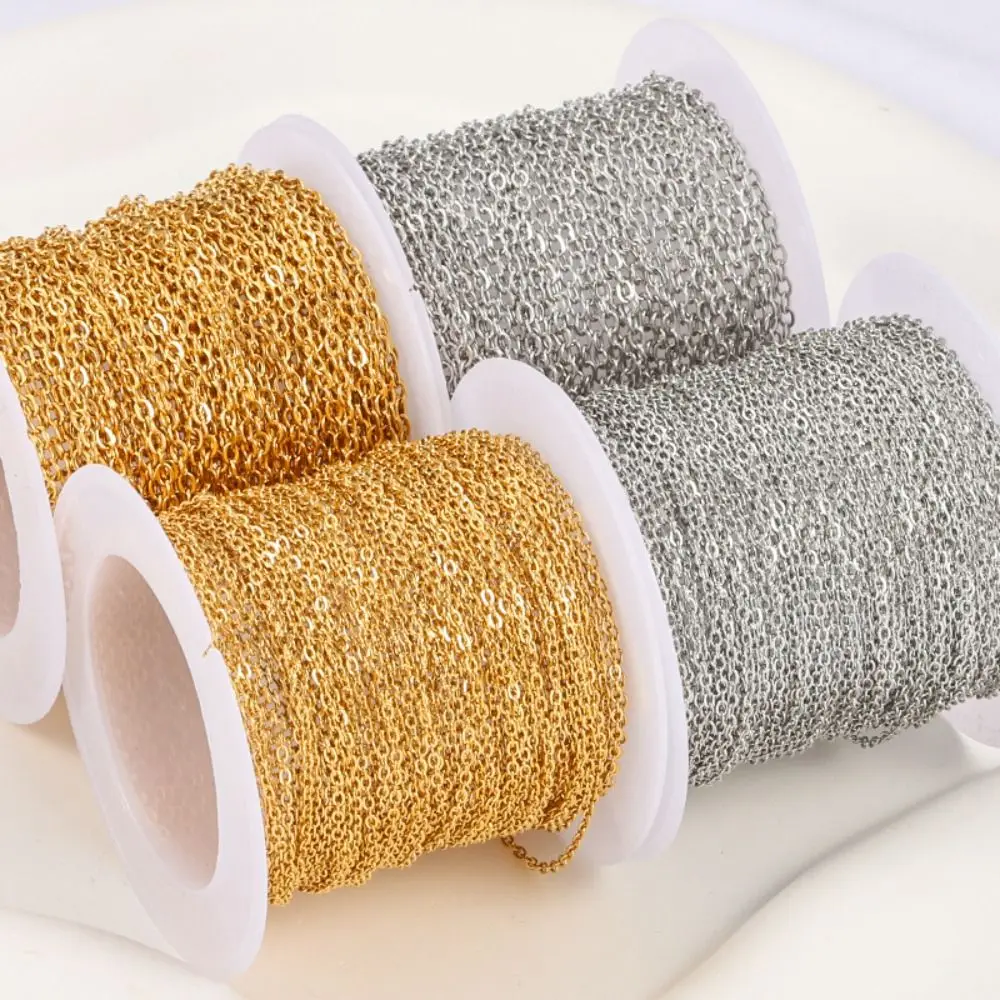 Плоские цепочки с крестом из нержавеющей стали - Фотография_4