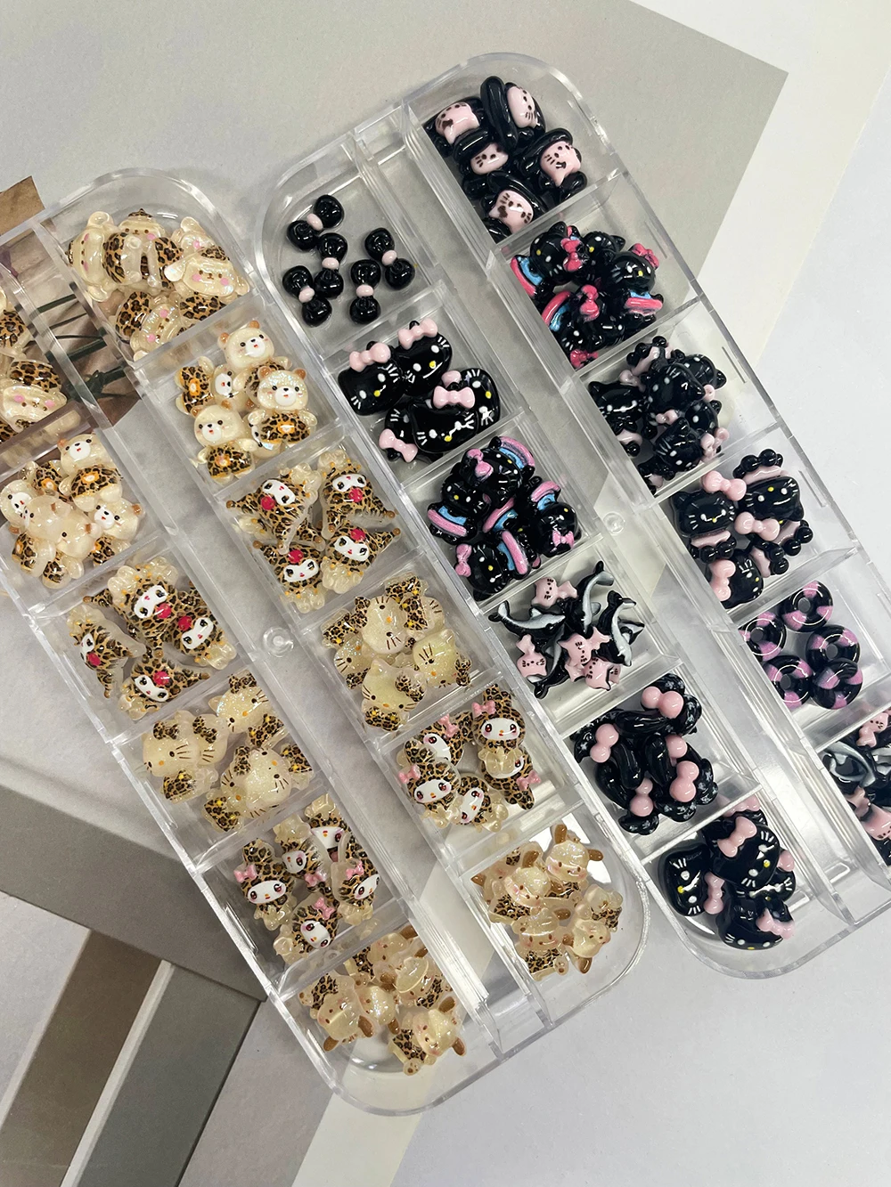 Sanrio гавайи черная кожа hellokitty