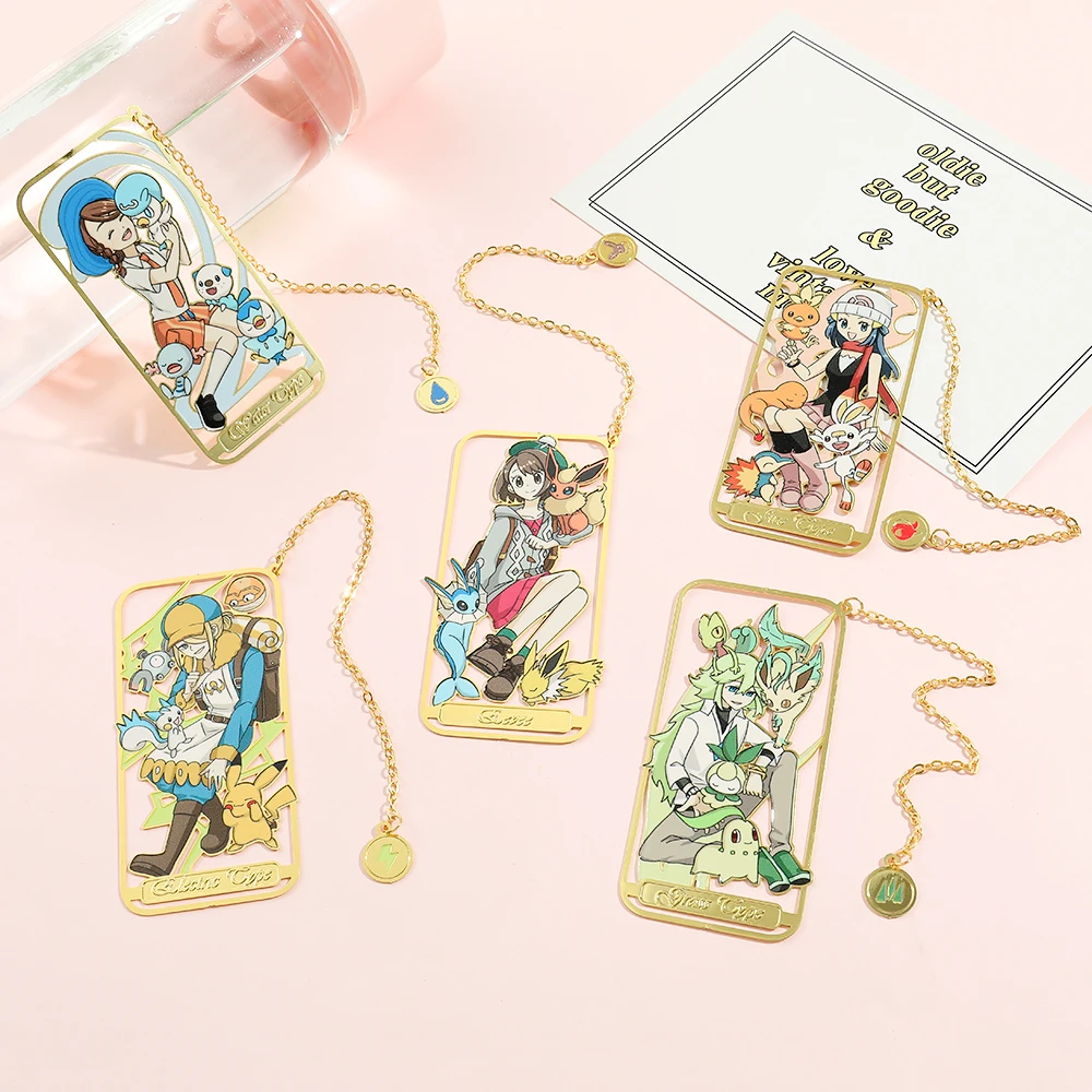 Креативные закладки с изображением эльфа и покемона