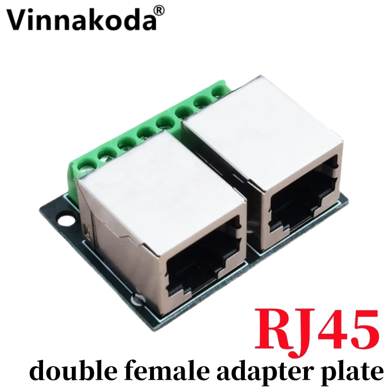 Двойная розетка адаптера rj45 плата