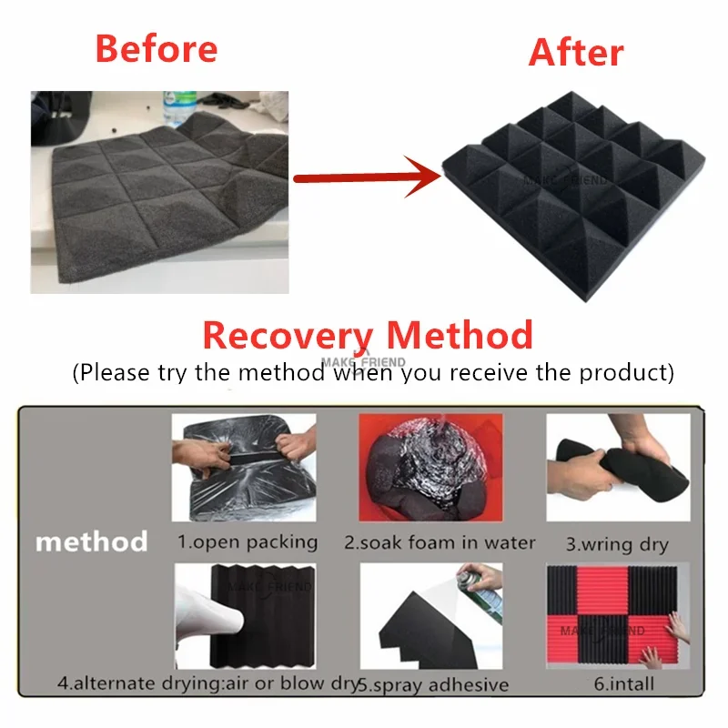 25x25x5 см студийные акустические - Фотография_6