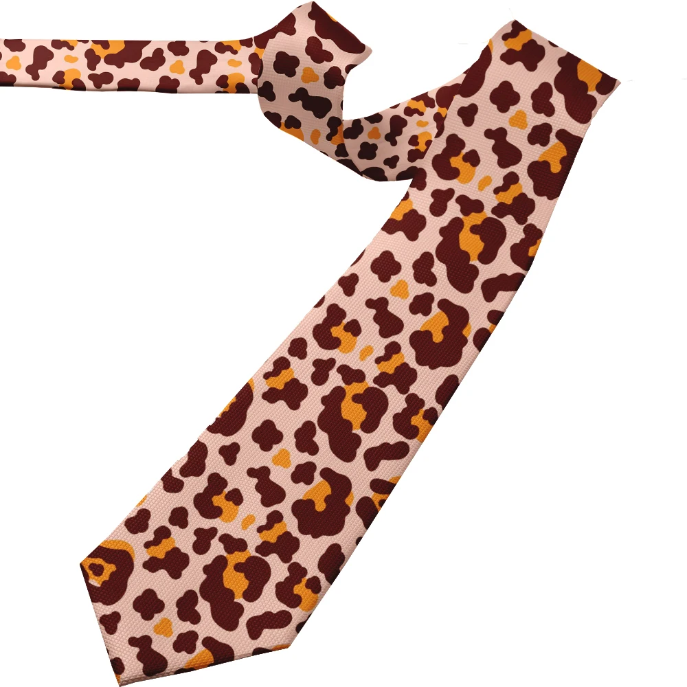 Классический галстук с леопардовым принтом - Фотография_5