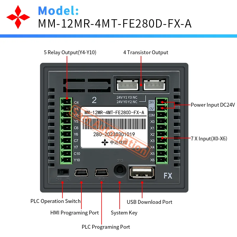 Встроенный программируемый логический контроллер плк hmi - Фотография_2