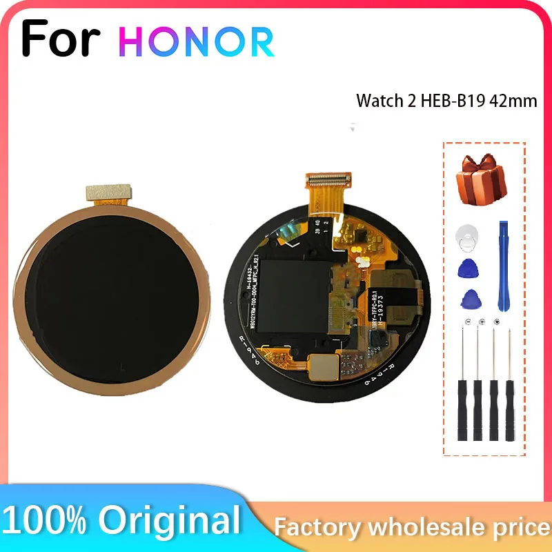 Дисплей amoled для honor watch 2 heb-b19 42 мм