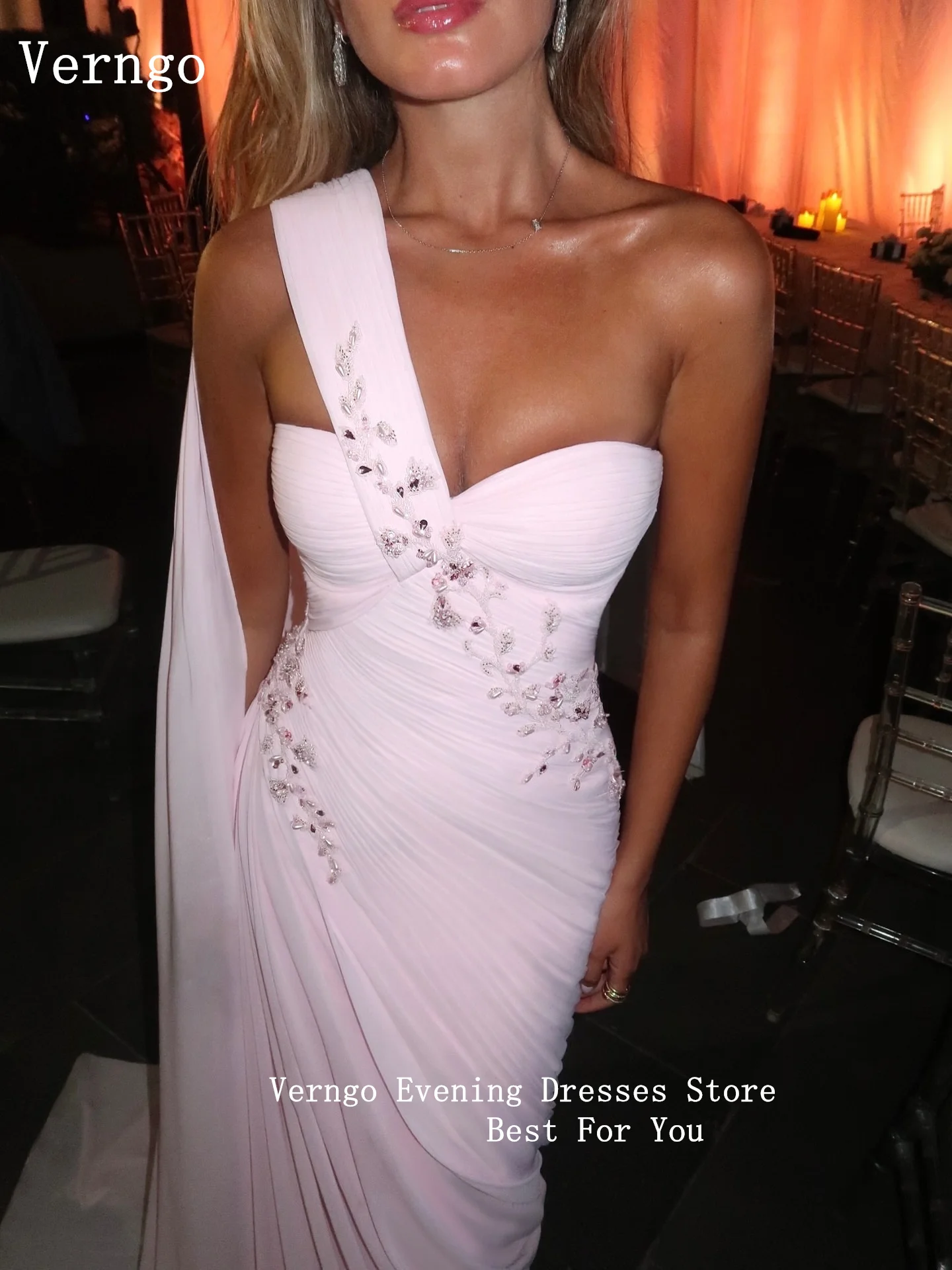 Verngo розовые блестящие бисерные - Фотография_4