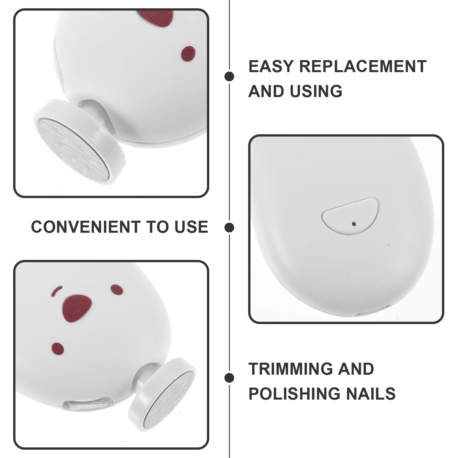 1 комплект, электрический триммер для ногтей - Фотография_6