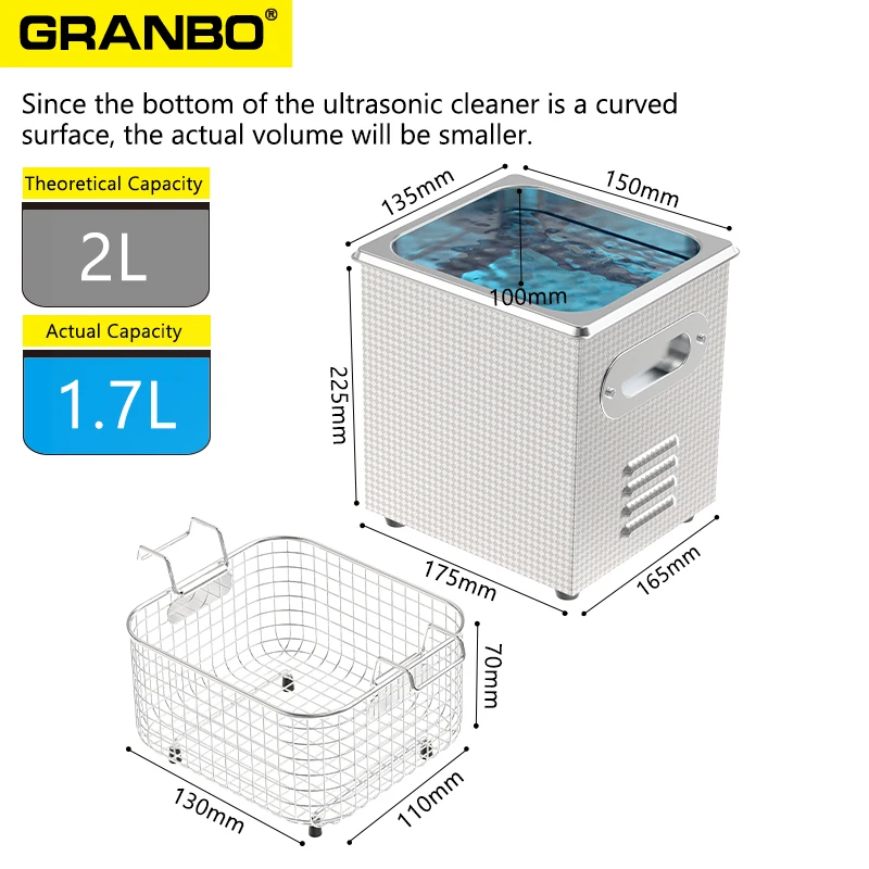 Домашний ультразвуковой очиститель granbosonic 2l - Фотография_5