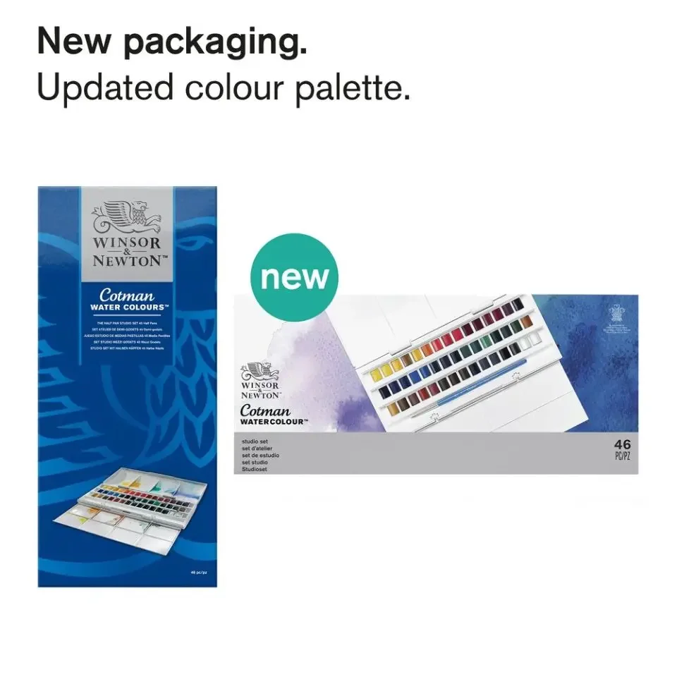 Набор акварельных красок winsor & newton cotman - Фотография_2