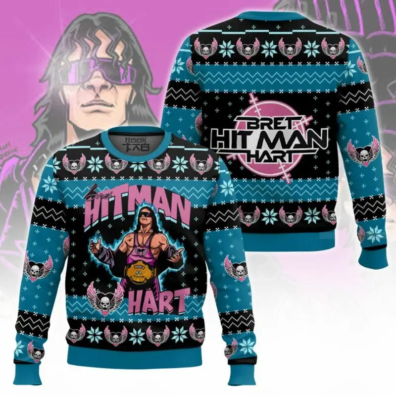 Brett hart hitman ugly sweater - Фотография_2