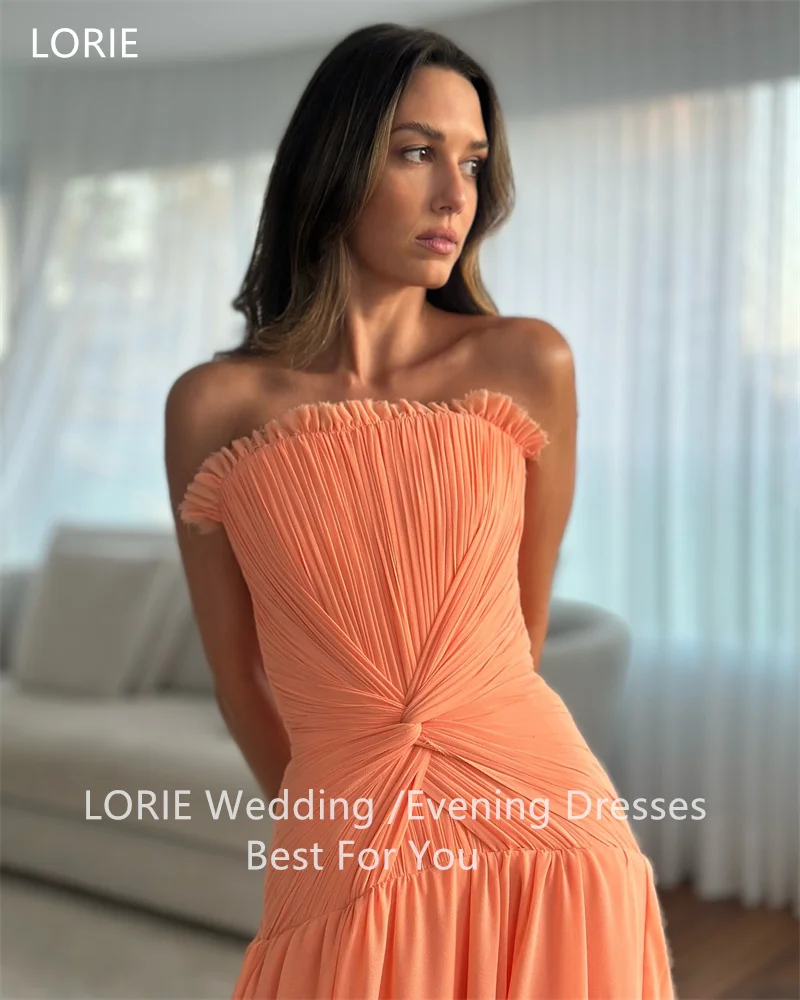 Lorie оранжевые вечерние платья - Фотография_3