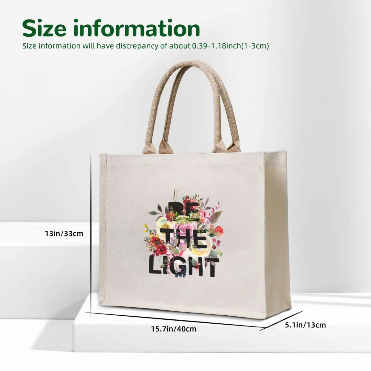 Христианские библейские стихи be the light tote bag - Фотография_5