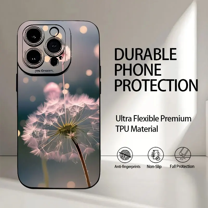 Чехол для телефона с 3d камуфляжным узором одуванчика для iphone 16