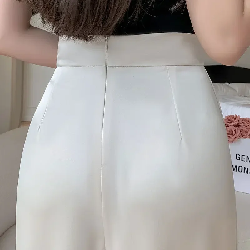 Корейские женские широкие брюки - Фотография_5