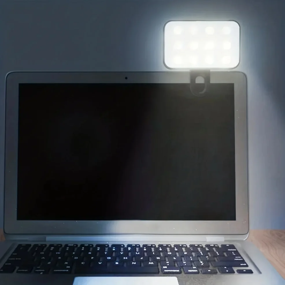 Мини-перезаряжаемый заполняющий светильник для селфи — 3 цветовых режима - Фотография_2