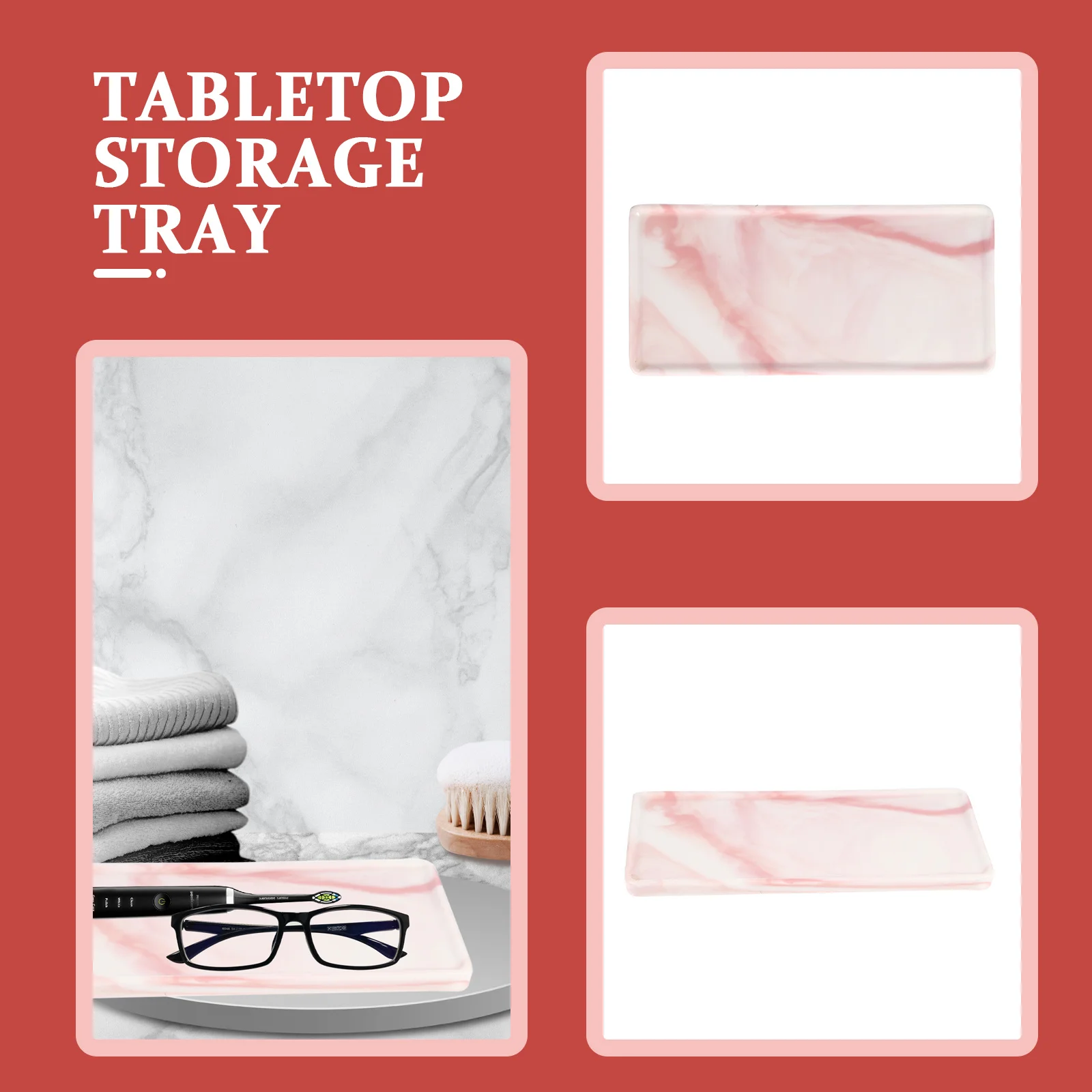 Элегантный прямоугольный керамический поднос - Фотография_2