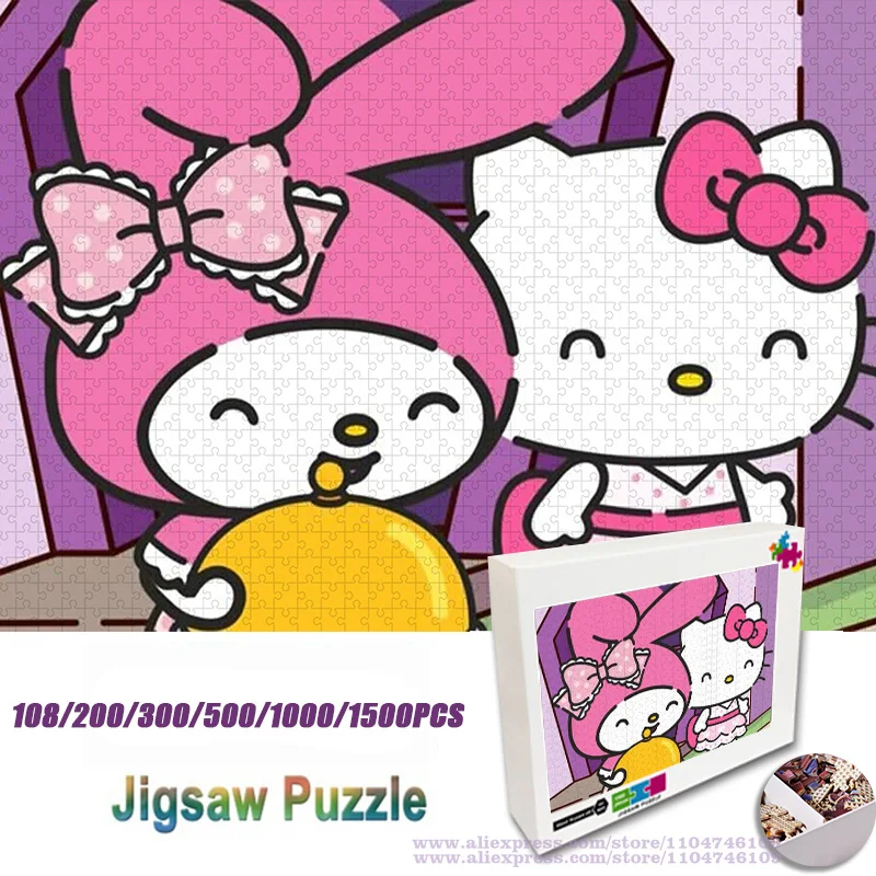 Пазл melody & hello kitty