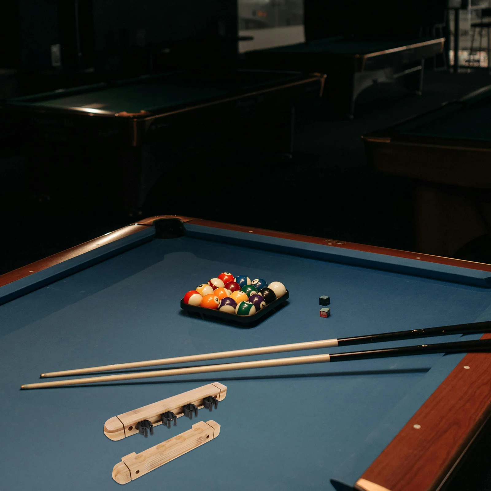 1 комплект, настенная стойка для кия из цельного дерева