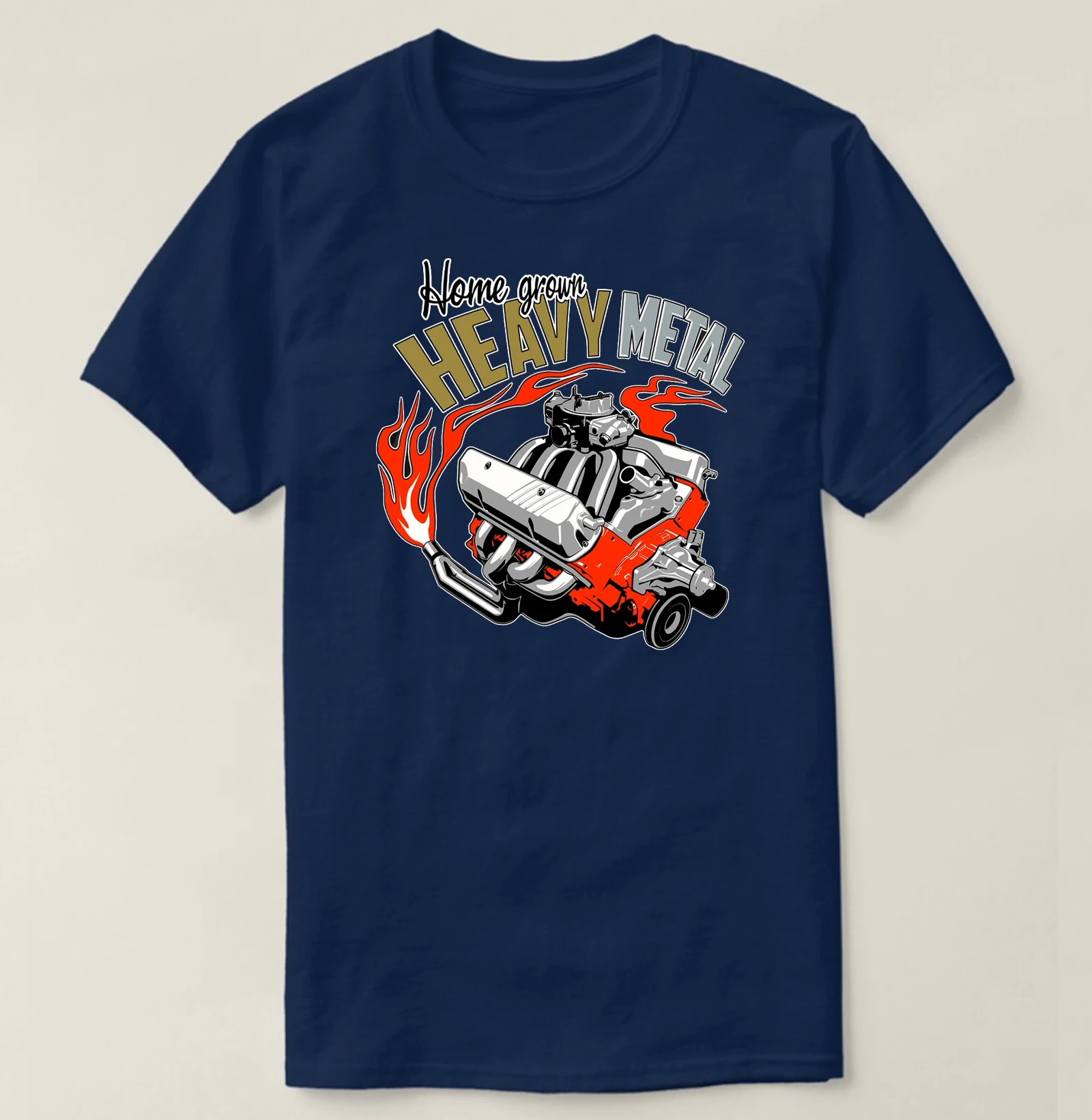 Heavy metal - австралийская футболка с двигателем holden v8 - Фотография_5