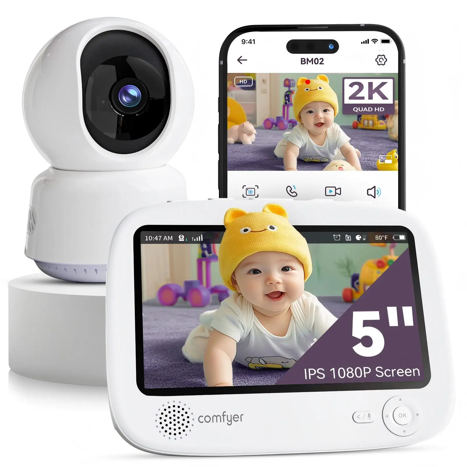 Умная wi-fi радионяня comfyer