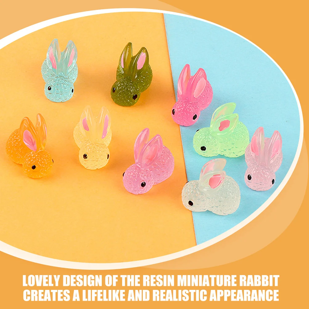 Мини-смола, декор в виде кролика - Фотография_5