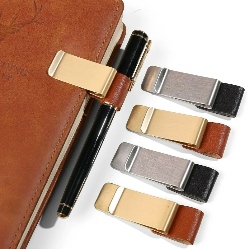 Кожаный держатель для ручек из нержавеющей стали - Фотография_6