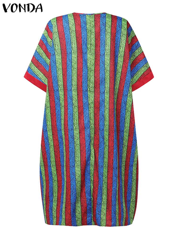 Vonda плюс размер 5xl летнее платье - Фотография_5